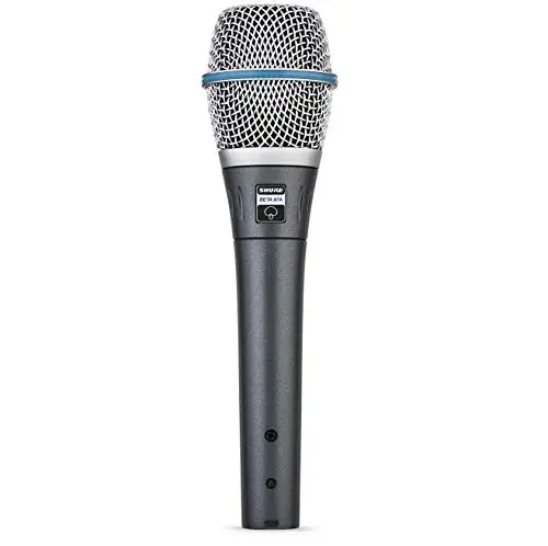 Shure BETA 87A studio grade condenser microphone for live vocals