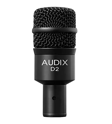 Audix D2 hypercardioid dynamic microphone for toms and percussion