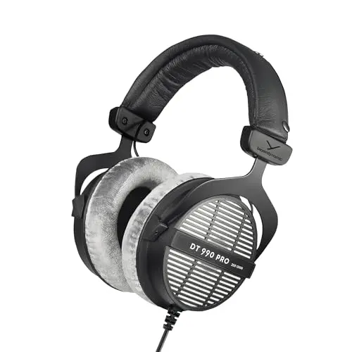 beyerdynamic DT 990 Pro over-ear studio headphones in gray