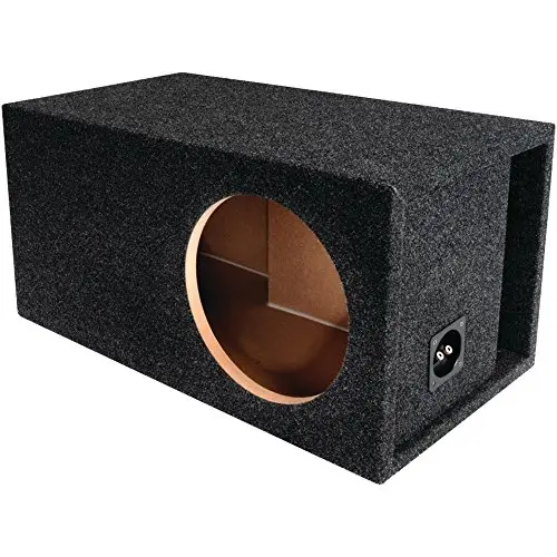 Bbox single 15-inch vented subwoofer enclosure with nickel terminals