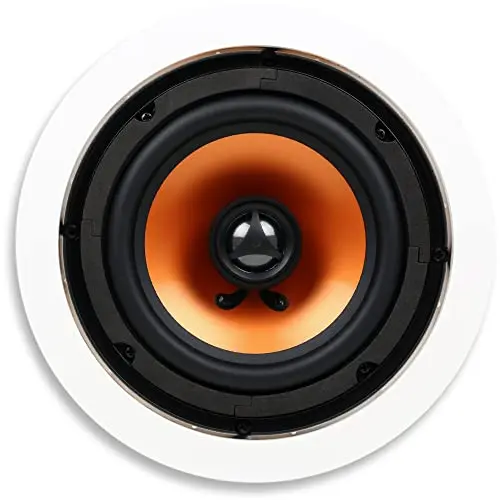 Micca M-6C 6.5-inch in-ceiling speaker with white grill