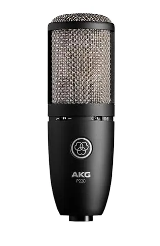 AKG P220 high-performance condenser microphone with shock mount