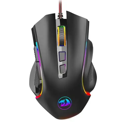 Redragon M602 ergonomic gaming mouse with RGB lighting
