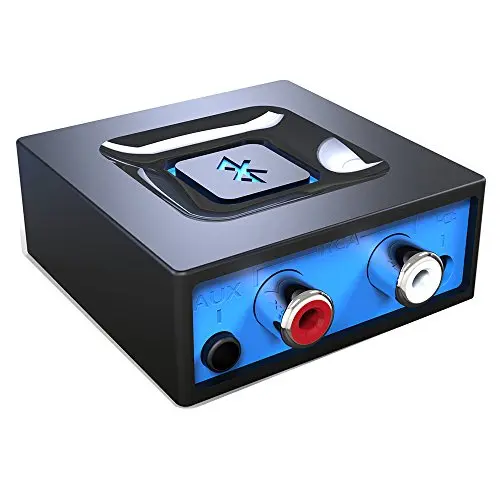 esinkin Bluetooth audio adapter for home stereo systems with automatic reconnection