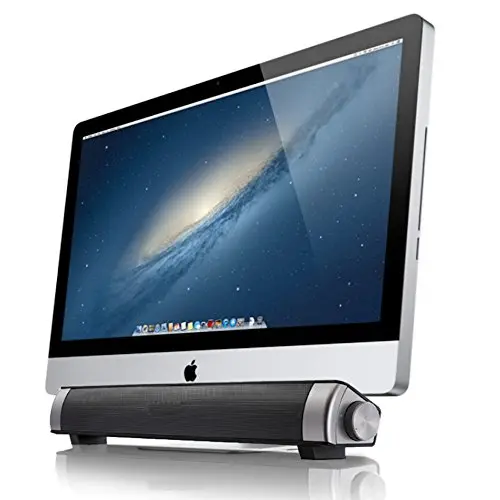 Guppy portable Bluetooth soundbar for computer monitors