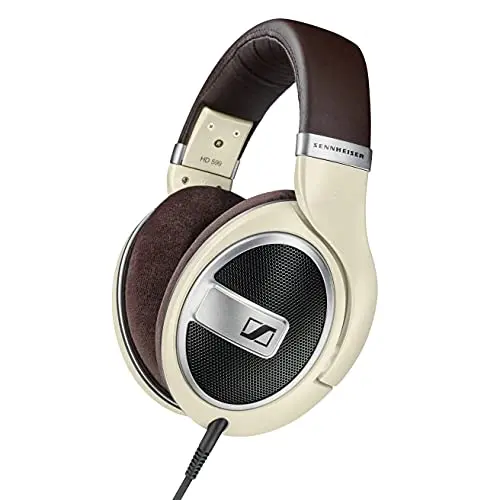 SENNHEISER HD 599 open-back headphones in ivory color