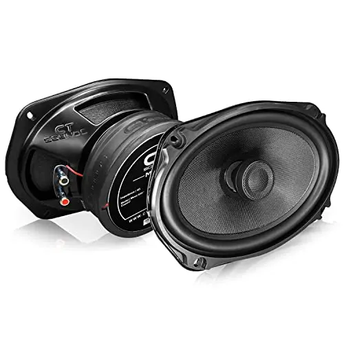 CT Sounds Meso 6x9 car speakers with fiberglass cone and silk-dome tweeters
