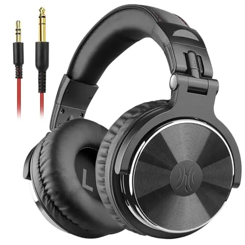 OneOdio Pro-10 black over-ear DJ headphones with large drivers