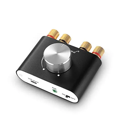Nobsound mini Bluetooth 5.0 power amplifier in black