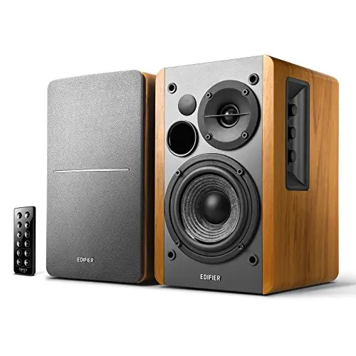 Edifier R1280DB wooden bookshelf speakers with remote control