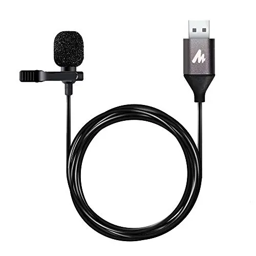 MAONO AU-UL10 USB lavalier lapel microphone with clip