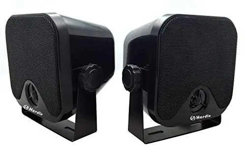 Herdio black pod-style marine speaker