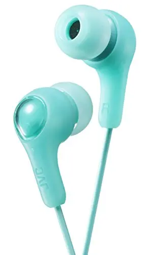 JVC Gumy wired in-ear earbud headphones