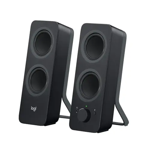 Logitech Z207 stereo computer speakers with Bluetooth connectivity