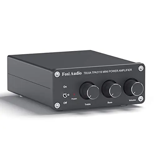 Fosi Audio TB10A compact hi-fi amplifier with bass and treble controls