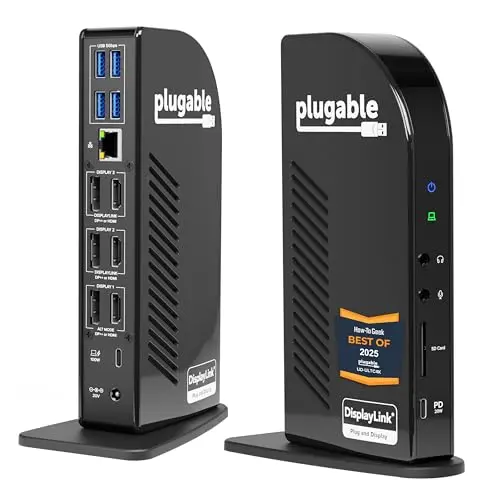 Plugable 13-in-1 USB-C docking station with multiple ports