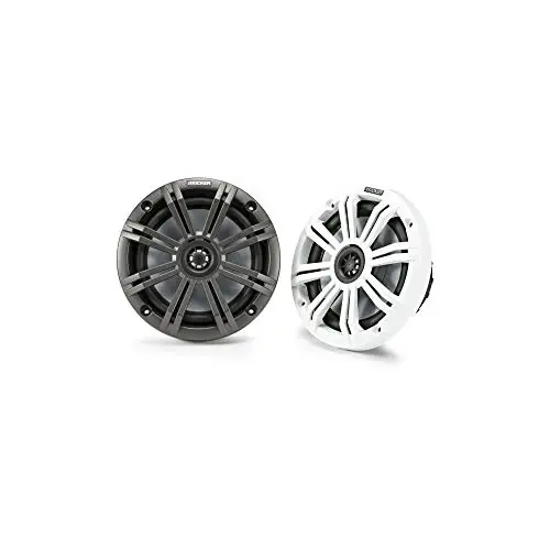 KICKER KM65 charcoal marine coaxial speakers