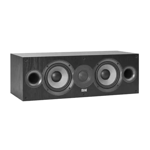 ELAC Debut 2.0 C5.2 center channel speaker with aramid fiber woofers and cloth dome tweeter