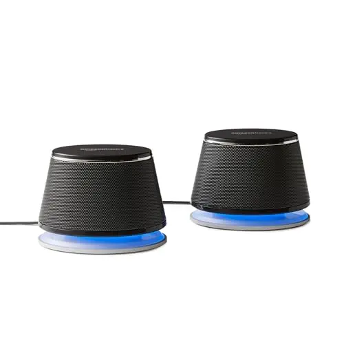 Amazon Basics stereo 2.0 USB-powered computer speakers