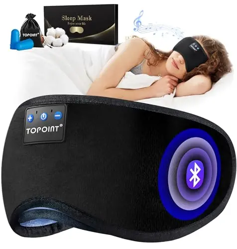 TOPOINT Bluetooth sleep mask with headphones