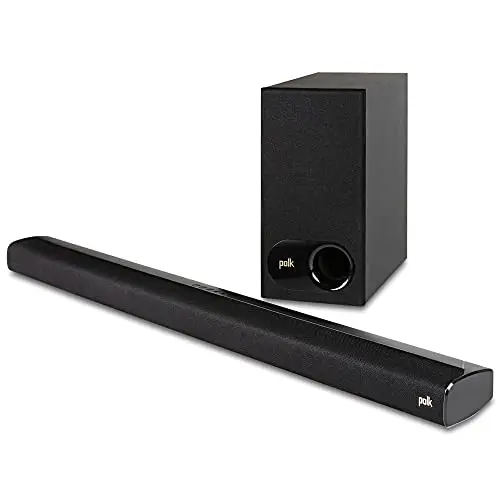 Polk Signa S2 soundbar with wireless subwoofer for Frame TV