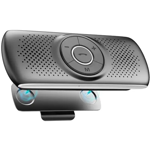 AGPTEK car Bluetooth speaker with sun visor clip and TF card slot