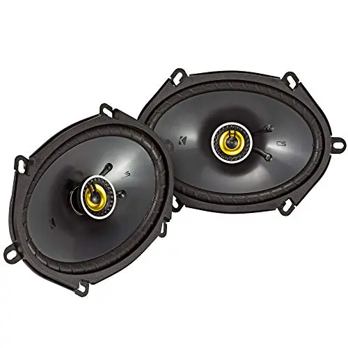 KICKER CSC68 6x8 inch car audio coaxial speakers