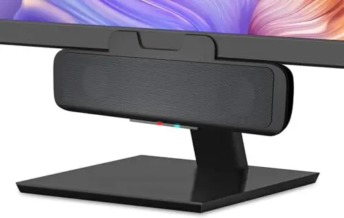 Cyber Acoustics USB and Bluetooth speaker bar with monitor clip