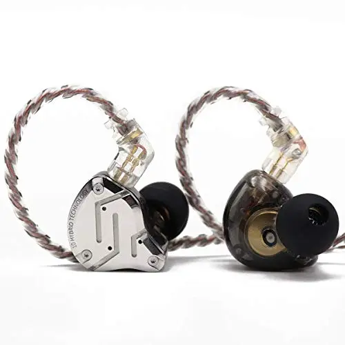 Linsoul KZ ZS10 Pro in-ear monitors in black color