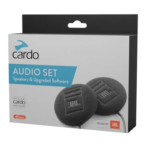 Cardo 45mm Audio Set helmet speakers with JBL technology