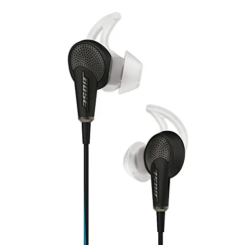 Bose QuietComfort 20 in-ear headphones in black