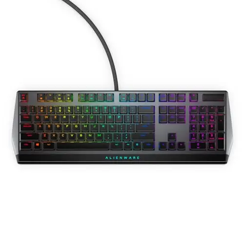 Alienware AW510K low-profile mechanical keyboard with RGB lighting