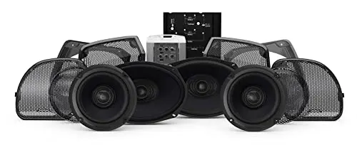 Rockford Fosgate Stage 3 amplifier and four-speaker kit for Harley Street Glide
