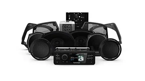 Rockford Fosgate Stage 3 Ultra digital media receiver and six-speaker kit for Harley Street Glide