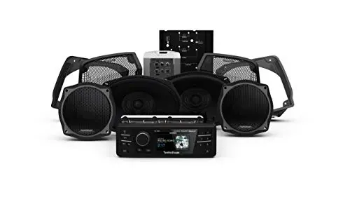 Rockford Fosgate Stage 3 amplifier and four-speaker kit for Harley Street Glide
