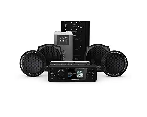 Rockford Fosgate Stage 2 Ultra digital media receiver and speaker kit for Harley Street Glide
