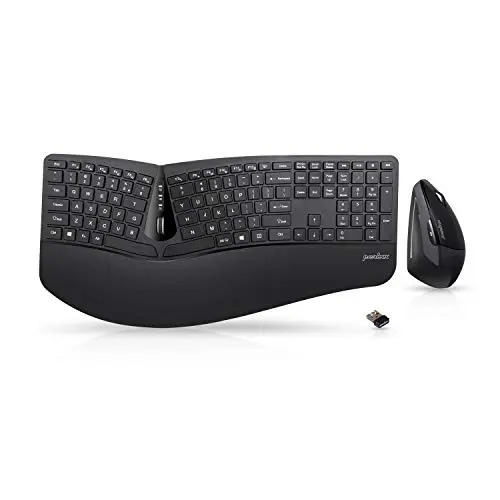 Perixx Periduo-605 wireless ergonomic keyboard and mouse combo