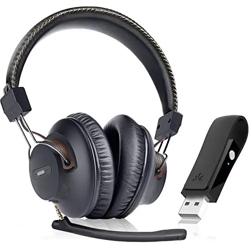 Avantree DG59M Bluetooth headphones with USB adapter
