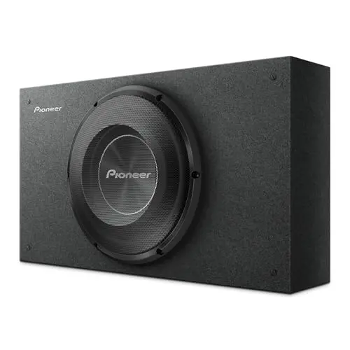 Pioneer A-series 10 inch shallow-mount subwoofer with enclosure