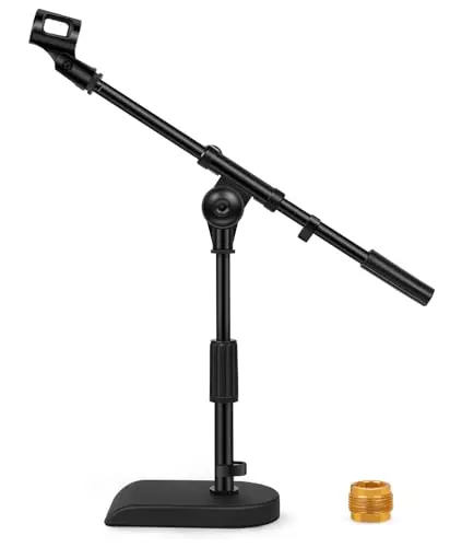 InnoGear adjustable desk microphone stand with boom arm