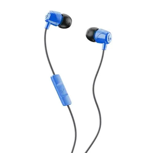 Skullcandy Jib wired earbuds in cobalt blue