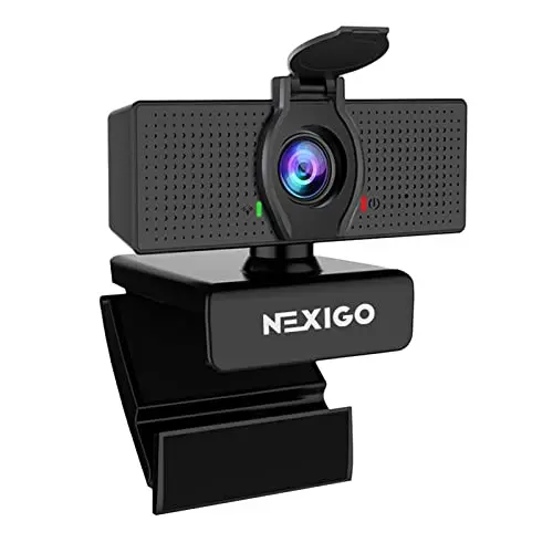 NexiGo N60 1080P webcam with privacy cover and compact design