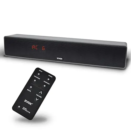 ZVOX AV157 soundbar with AccuVoice technology