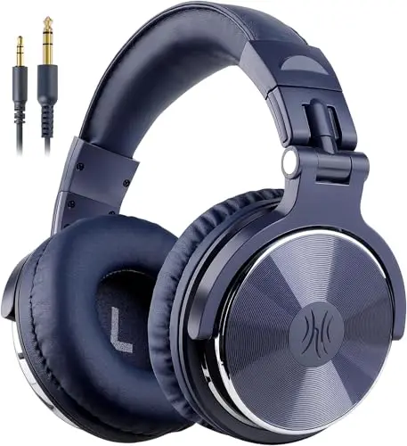 OneOdio Pro-10 over-ear headphones in dark blue