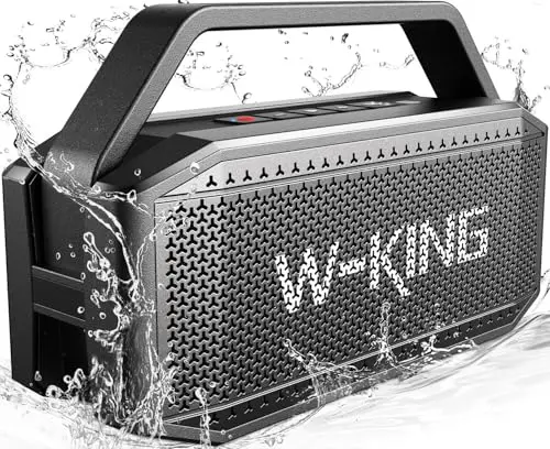 W-KING D9-1 large portable speaker with passive radiator