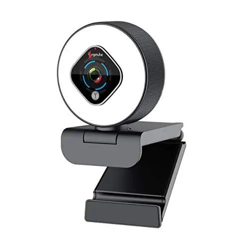 Angetube 962 webcam with built-in ring light and digital zoom