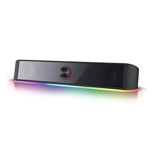 Redragon GS560 RGB desktop soundbar with touch controls