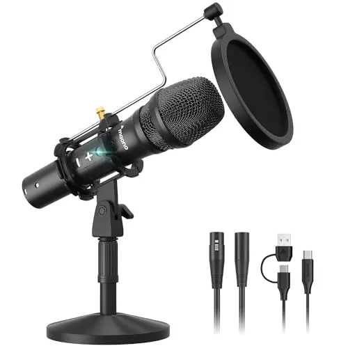 MAONO HD300T USB/XLR dynamic podcast microphone