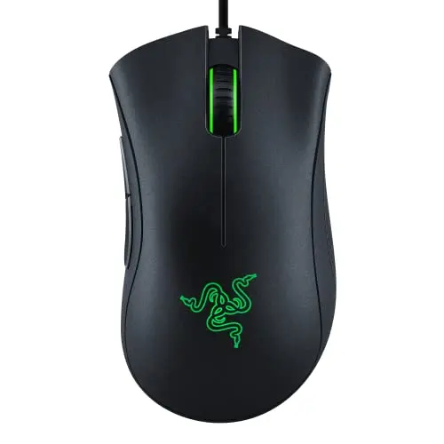 Razer DeathAdder Essential gaming mouse with rubber side grips