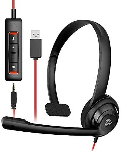 NUBWO HW02 USB headset with noise cancelling microphone